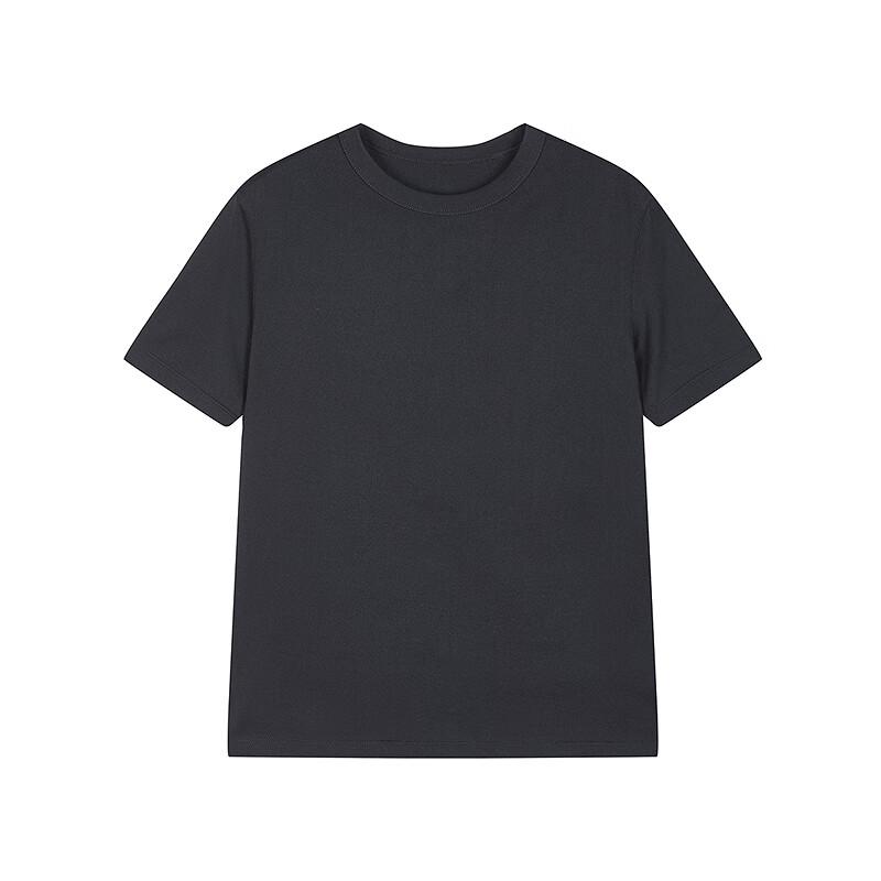 LESS 2025 Spring Round Neck Cotton Short Sleeve T-Shirt