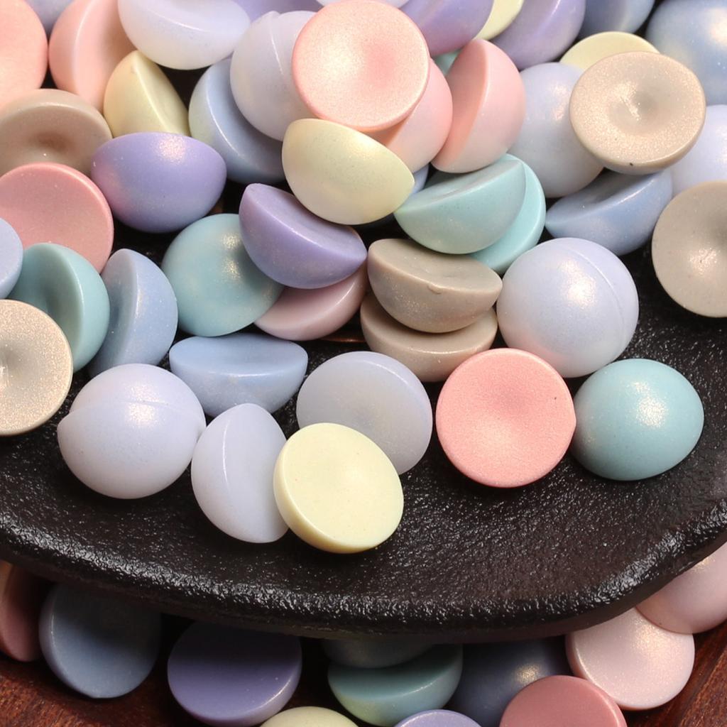 500 г, около 1100 шт., матовые макароны «сделай сам», для изготовления полукруглых бусин диаметром 12 мм, ювелирных изделий