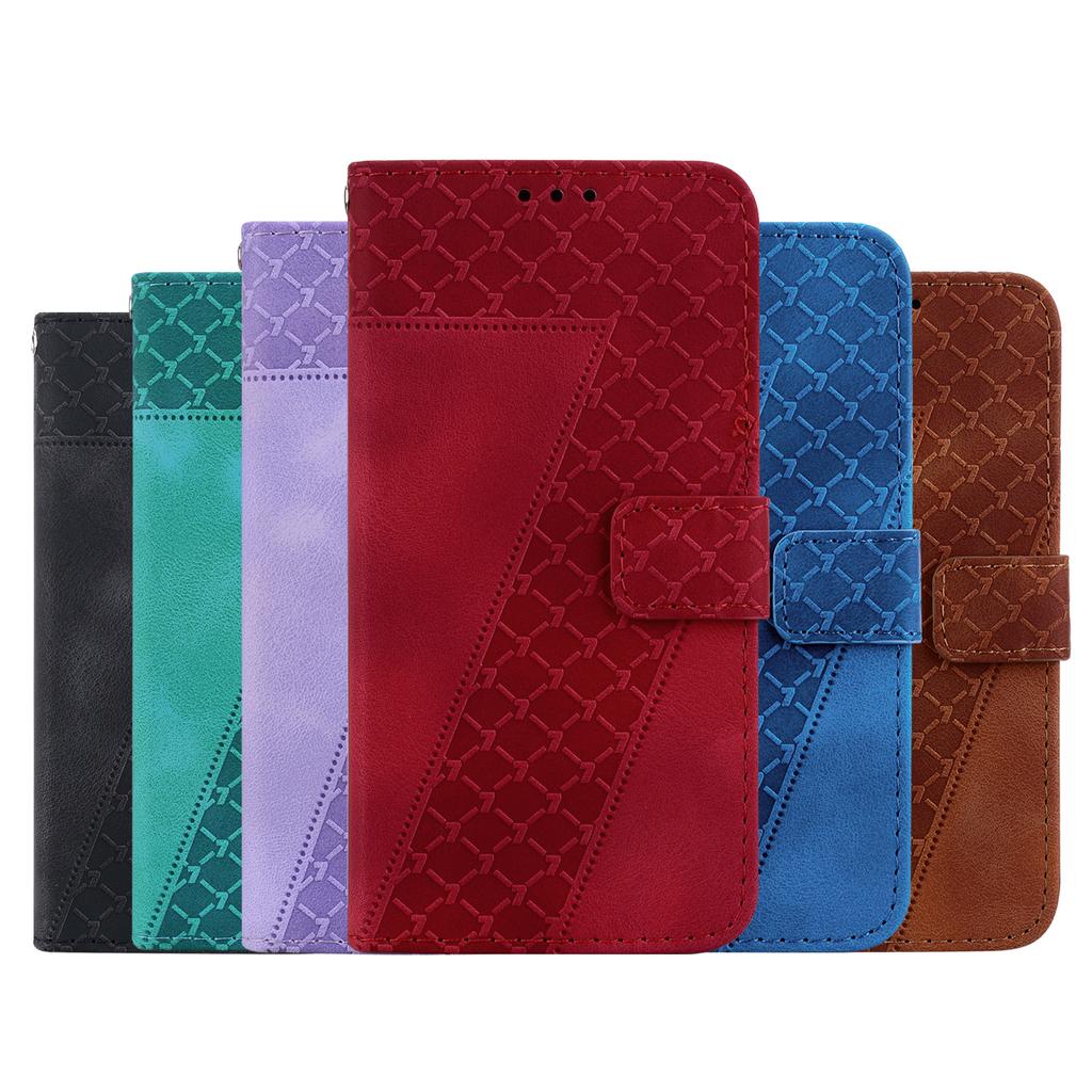 Чехол-книжка из 7-образной кожи с тиснением для Sony Xperia 10VI 5V 5VI 1VI ACE3 5III 10III с подставкой, отделениями для карт, чехлом-кобурой для Sony Xperia L4 XZ3