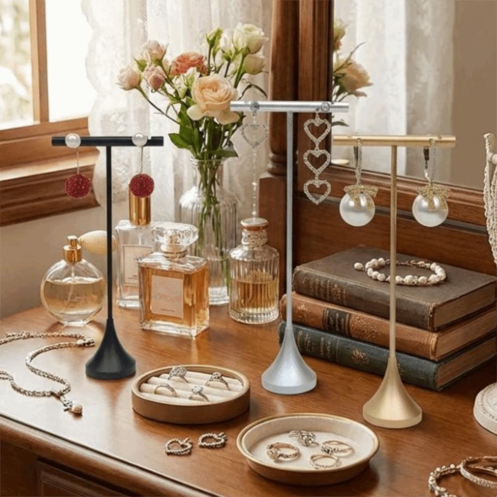 Detachable Stud Earrings Storage Holder Dangle Jewelry Ring Organizer Display Cabinet
