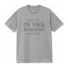 Vintage Western Im Your Huckleberry Quote Print Casual T Shirt vintage Washed Top For Everyday Wear Stretched Unisex Versatile