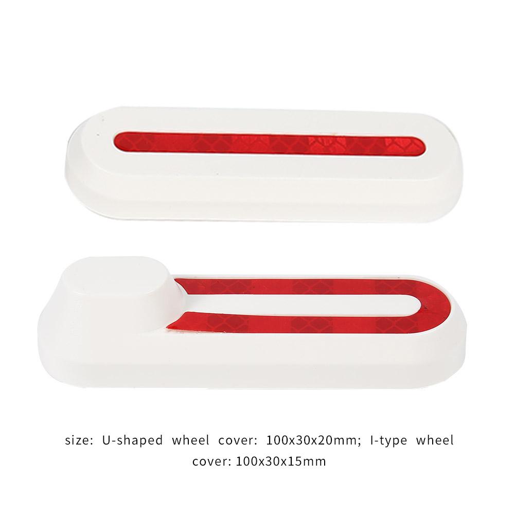 Электрический самокат Передняя Задняя Крышка Колеса Защитная Оболочка со Светоотражающей Наклейкой для M365 Запчасти и Аксессуары для Уличного Самоката