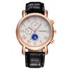The Same Moon Three-eye Men's Watch Men's Watch Belt Quartz Watch