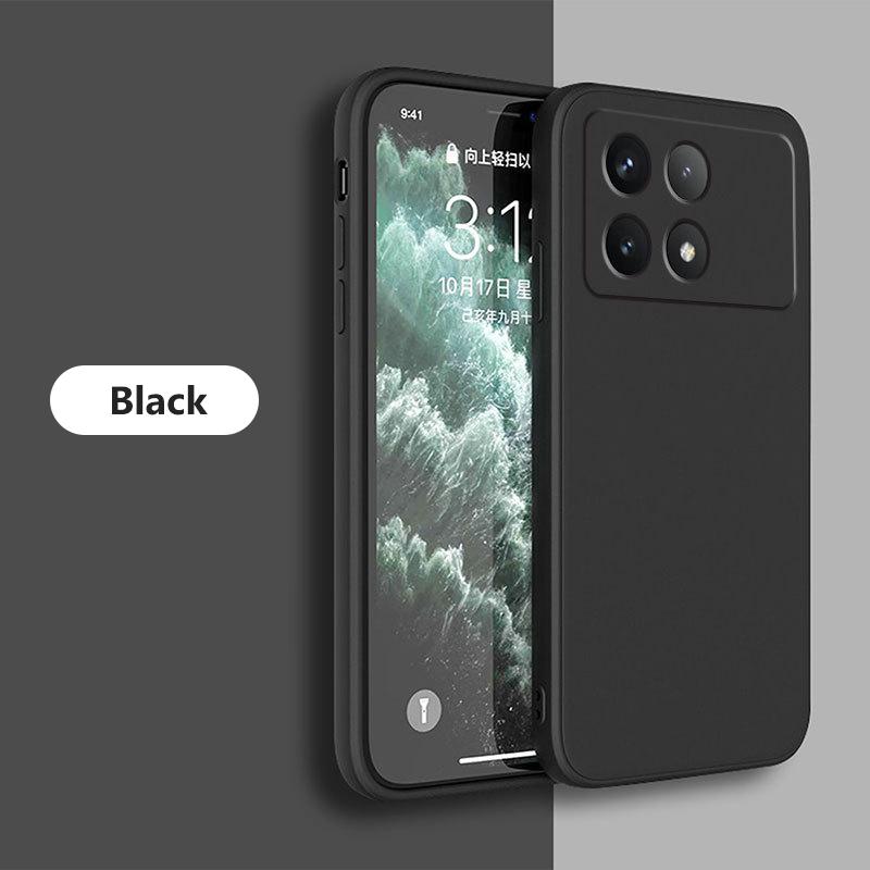 Для Poco X6 X 6 Pro Pocox6 Pro Чехол квадратный жидкий силиконовый мягкий чехол для Xiaomi Poco X6 X 6 Pro Pocox6 Pro 5G чехол для телефона