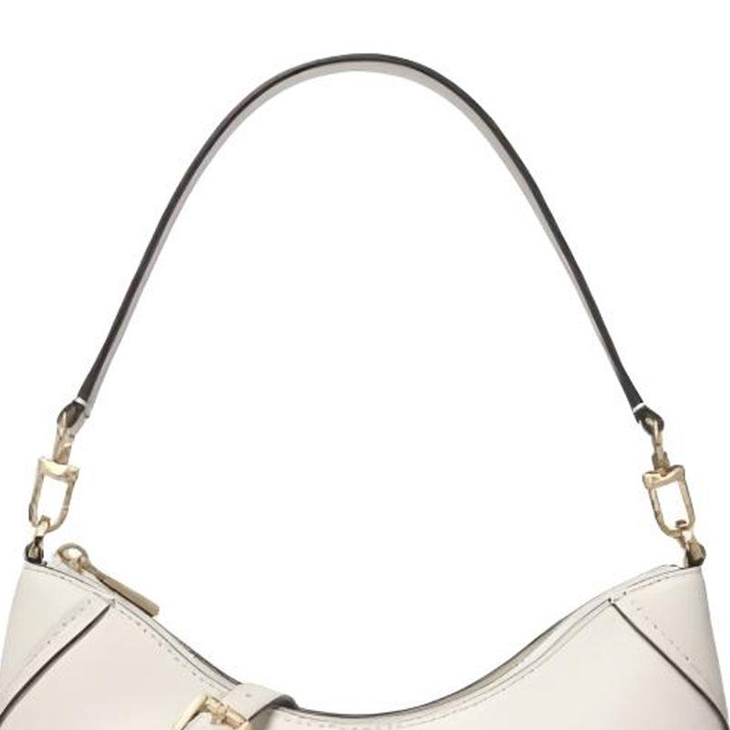 MICHAEL KORS Jet Set Retro Splicing Cow Leather Shoulder Bag Medium Women's Milk White