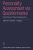 Книга Personality Assessment Via Questionnaires : Current Issues In Theory and Measurement
