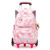 School Trolley Backpack Lightweight Wheeled Backpacks for Girls Kids Elementary School Backpack On Casters 16 Inch