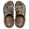 Salehe Bembury x Crocs Pollex Кожаные Цветные Блоки Принт Перфорированные Туфли Унисекс Коричневый