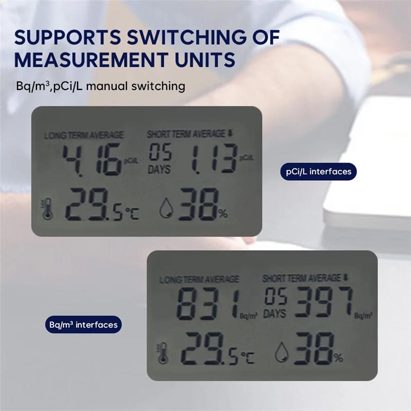 Тренд 2025 Мини Монитор Качества Воздуха Радона Датчик Радона Монитор Для Шахт, Туннелей, Учреждений И Других Мест