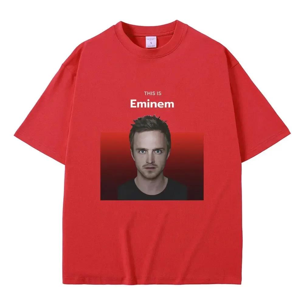 Футболка унисекс This Is Eminem Футболка с забавным мемом Джесси Пинкмана Классическая винтажная футболка Breaking Bad Женская мода Повседневные женские футболки