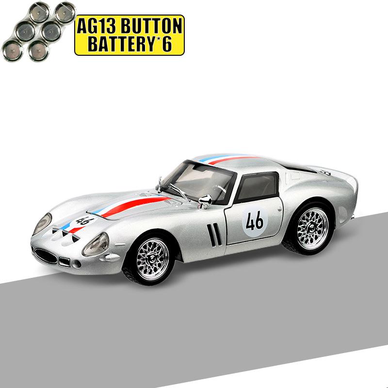 1:32 250 Gto Гоночный автомобиль для гонок на выносливость Сплав Металл Литье под давлением Модель автомобиля Модные украшения Коллекционные предметы Украшения Подарки на день рождения для друга