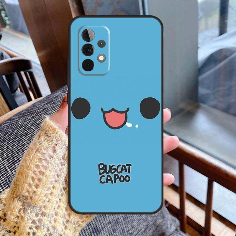 Love Comic Cat Bugcat Capoo Phone Case For Samsung Galaxy A54 A34 A24 A14 A52 A32 A12 A53 A33 A13 A51 A71 A50 A70 A52S
