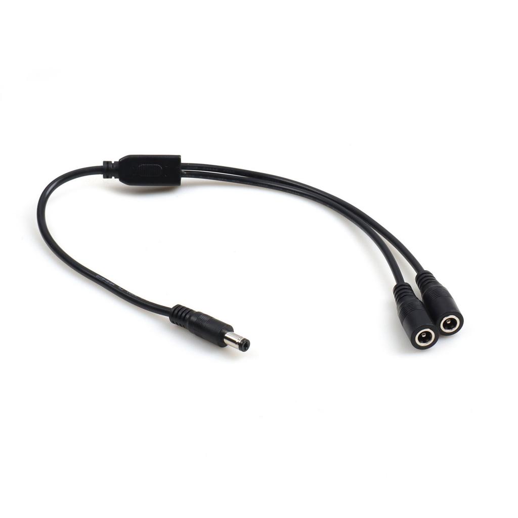 5.5x2.1mm Power Splitter Cable 1 To 2 3 4 Way Adapter For CCTV Router LED Light 40cm Length