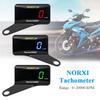 Norxi Digital Tachometer Motorcycle Meter Bicycle Tachometer Electric Tachometer RPM