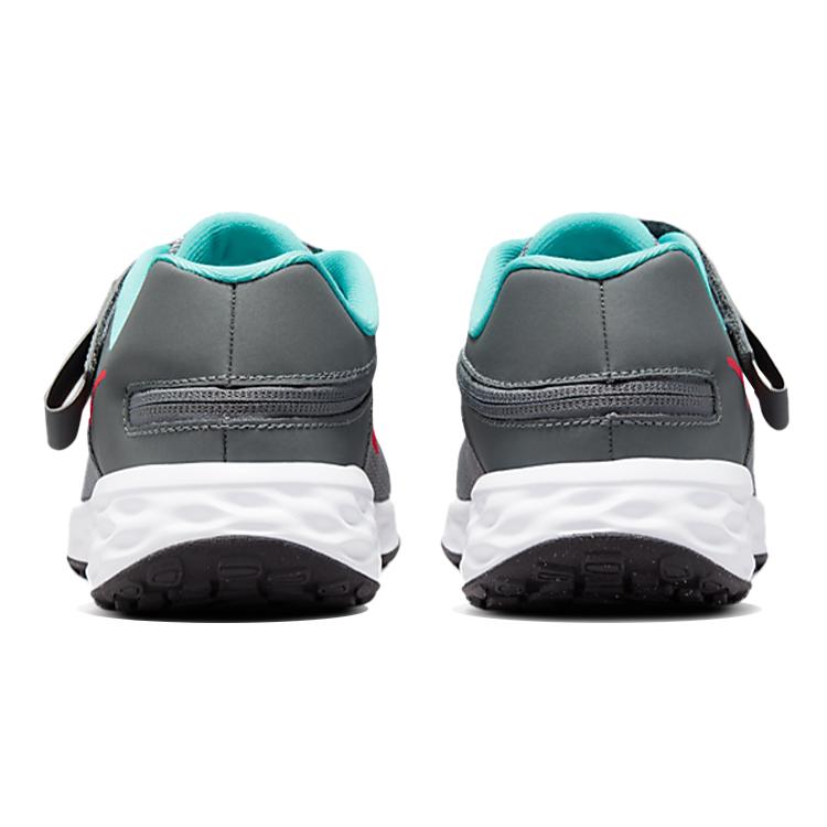 Nike Revolution 6 FlyEase Smoke Grey Siren Red GS DD1113-006