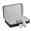Dust-proof PU Leather Watch Box 6/10/12 Bit Watch Storage Box Zipper Watch Box  Men Women Use