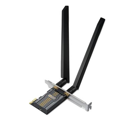 Tp-Link WiFi 7 Беспроводной LAN Bluetooth 5.4 PCIe адаптер 2882 Мбит/с(6 ГГц) + 2882Мбит/с(5GHz) + 688 Мбит/с(2,4) Арчер TBE400E/A