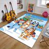 B-Blucy Design Area Rug Personalized Name- Non-Slip, Soft & Cozy Floor Mat for Living Room, Office - Indoor/Outdoor Carpet