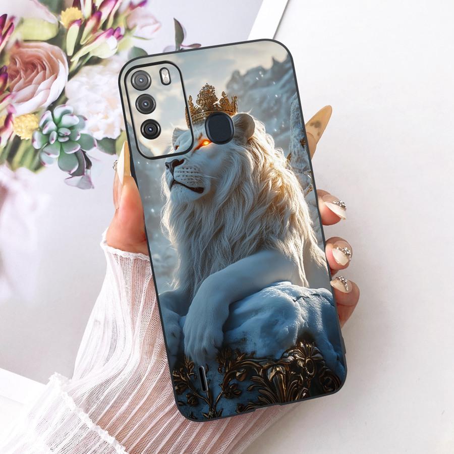 Case for Itel Vision 1 Pro Matte Soft Silicone Black butterfly Shockproof Phone Bags For ItelS16 S 16 Vision1pro Back Covers