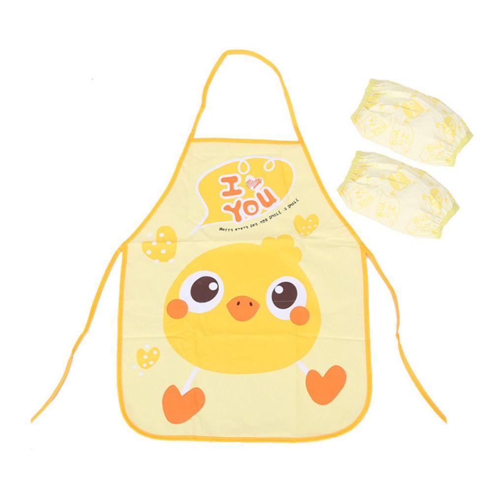 Мультяшный слюнявчик, фартук для рисования с защитой от загрязнений, новый фартук для ребенка