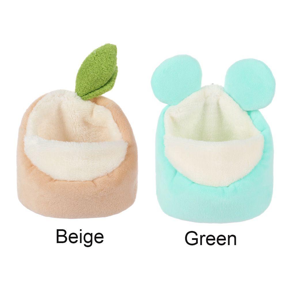 Мягкий флисовый кролик мини-гнездо хомяк спальная кровать домик для мелких животных морская свинка коврик теплая подстилка