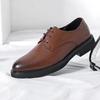 Fashion Classic New Office Interview Men's Business Shoes Lace Up Simple Men's Leather Casual Shoes High-quality Work Shoes Versatile