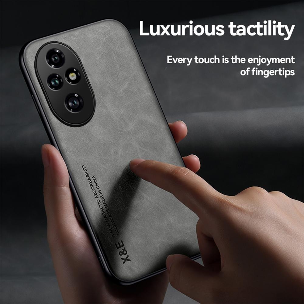 Magnetic Leather Case For Honor200 Honor 200 Pro 200Pro 5G Shockproof Soft Back Cover Honar Honer 200 Pro 200Pro 5G