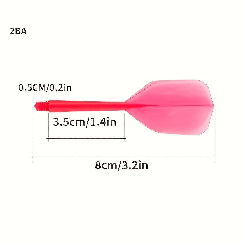 Новый продукт, 70% прозрачный, диаметр резьбы 2BA, цельный мягкий хвост дротика, мягкий лист дротика, четыре соединенных хвостовых листа