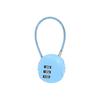 3-Digit Cable Luggage Locks Multifunctional Re-Settable Combination Padlocks Backpack Suitcase Code Locks for School Office