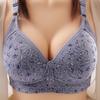 Women's Printed Bra Without Steel Ring Gathered Underwear B/C Cup
