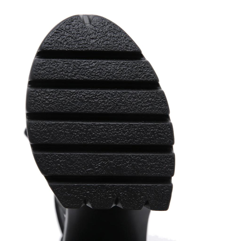 Женские туфли на очень высоком каблуке с пружинной молнией сзади на каблуке 13 см, женские сандалии в римском стиле на толстой подошве, Lhx