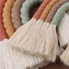 Rainbow Wall Hanging Ornament Handmade Weaving Macrame Home Decoration for Nursery Kids Room