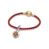 Pandora Lucky Rabbit Woven Leather Bracelet Women bracelet ZT2583