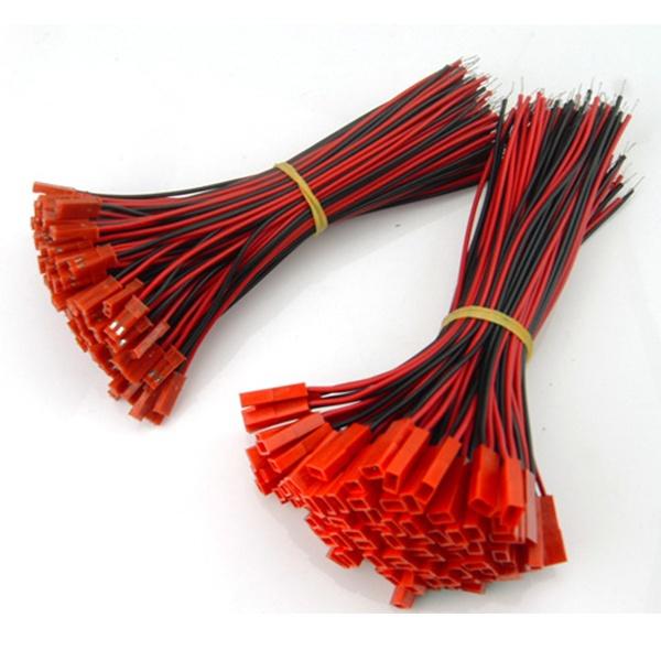 40 шт./20 шт. штекерный и гнездовой разъем JST, кабель DIY, 2-контактные разъемы, клеммы
