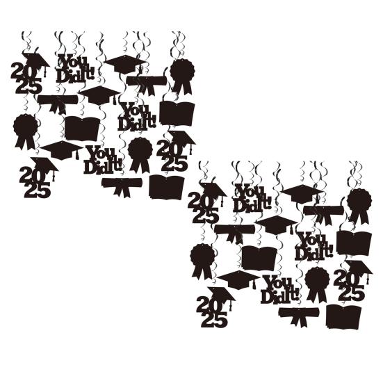 Выпускной вечер подвесные вихревые украшения класс 2025 поздравления выпускные принадлежности для потолка классной комнаты домашний декор