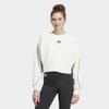 Women S Comfortable Layer SweatShirt Stadium 3 Stripe Crewneck