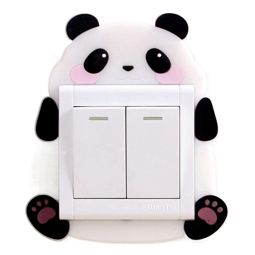 Пылезащитный светящийся чехол для переключателя, силиконовая наклейка для переключателя в виде животного, аксессуары для переключателей