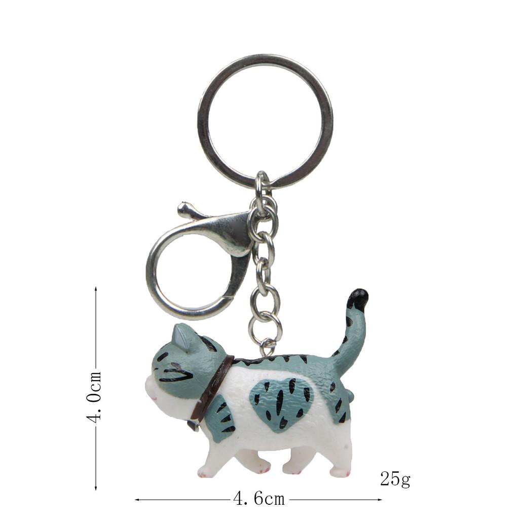 Keychain Cute Cat Animal Pendant With Climbing Hook For Gift Giving Decor And