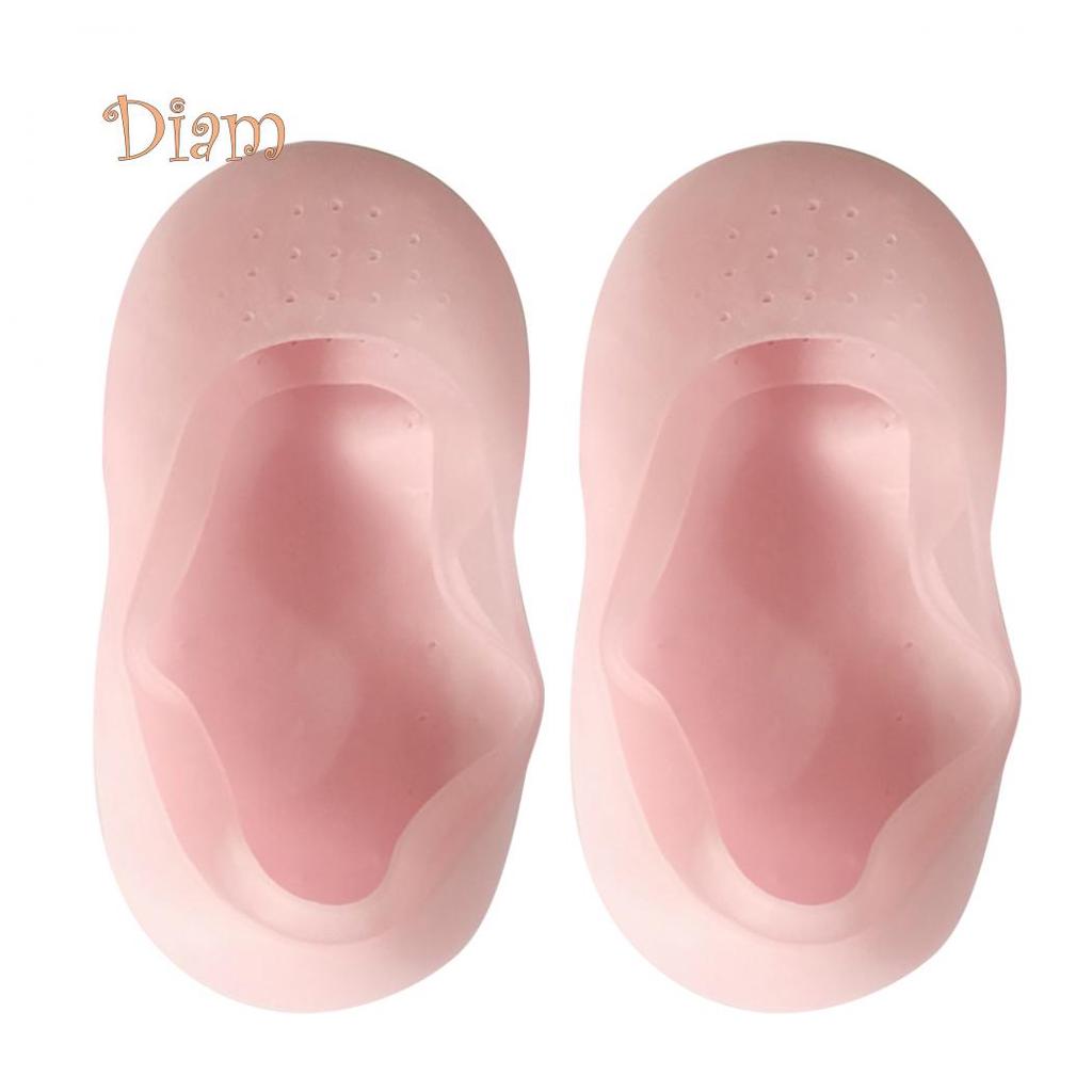 FS Silicone Gel Anti-Slip Socks Sole Cover Heel Dry Fissure Foot Care Protector Caring