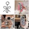 Elegant Butterfly Bowknot Keychain Charm Pendant for Girls Camera Strap and Bead Charm Sturdy Phone Lens Protector