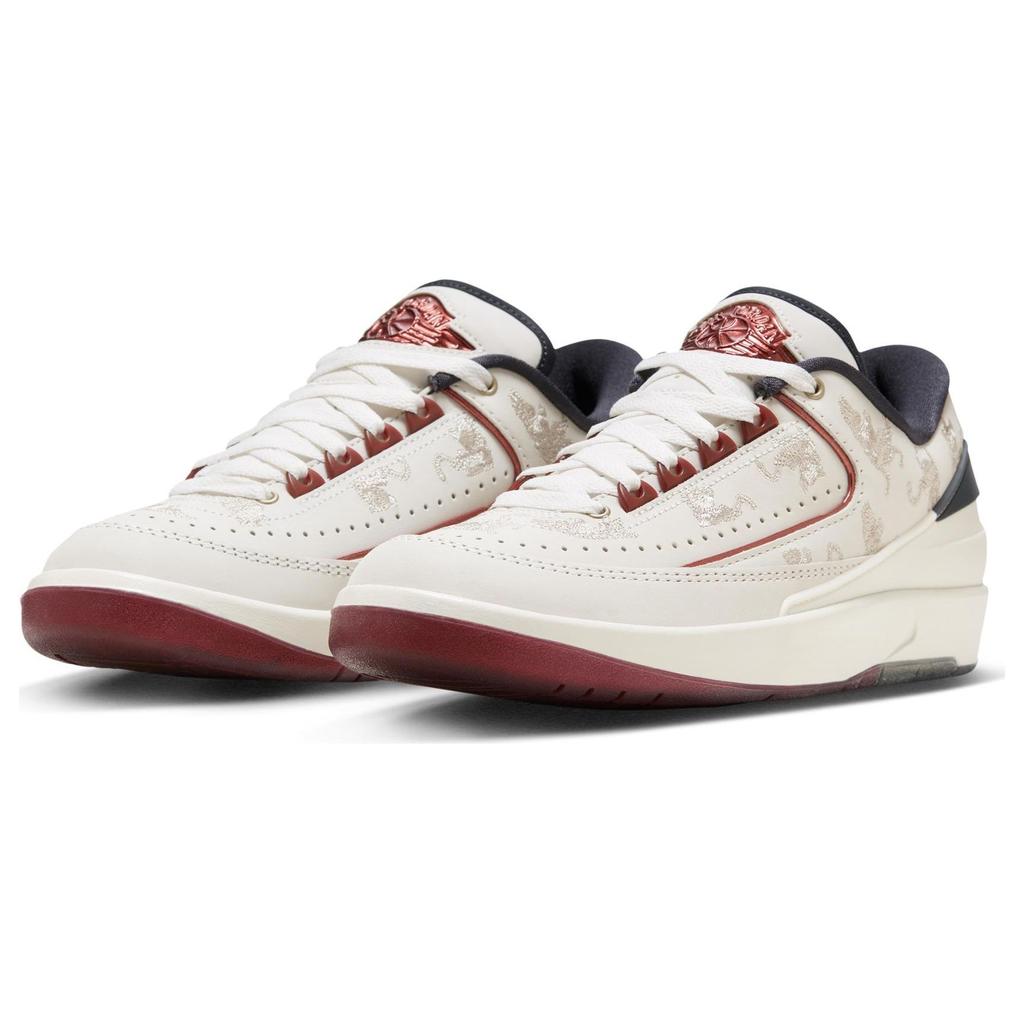 Air Jordan 2 Retro Low Year of the Dragon Women Sneakers Cream Sail Cedar FJ5736-100