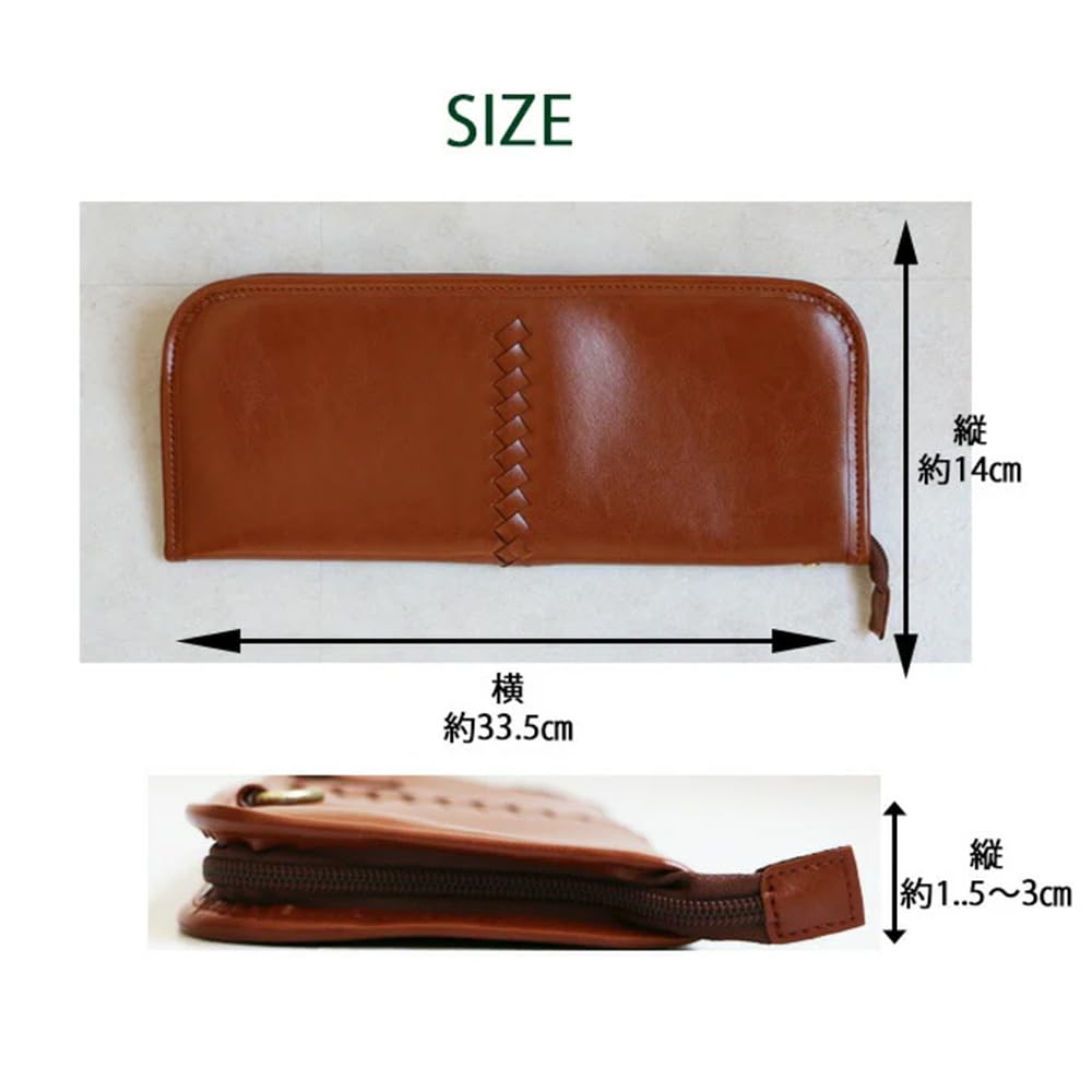 YOUTA Складной чехол для зонта из кожи и водонепроницаемой ткани, цвет темно-синий, прикрепляемый, тканевый, Япония,