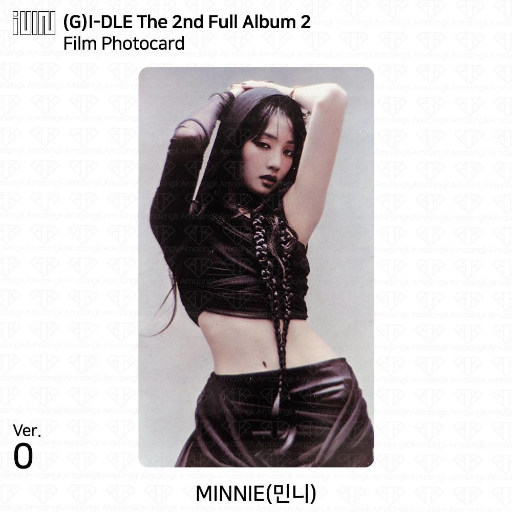 (G)I-DLE G-idle второй полный альбом 2 две фотокарточки мини-плакат открытка KPOP