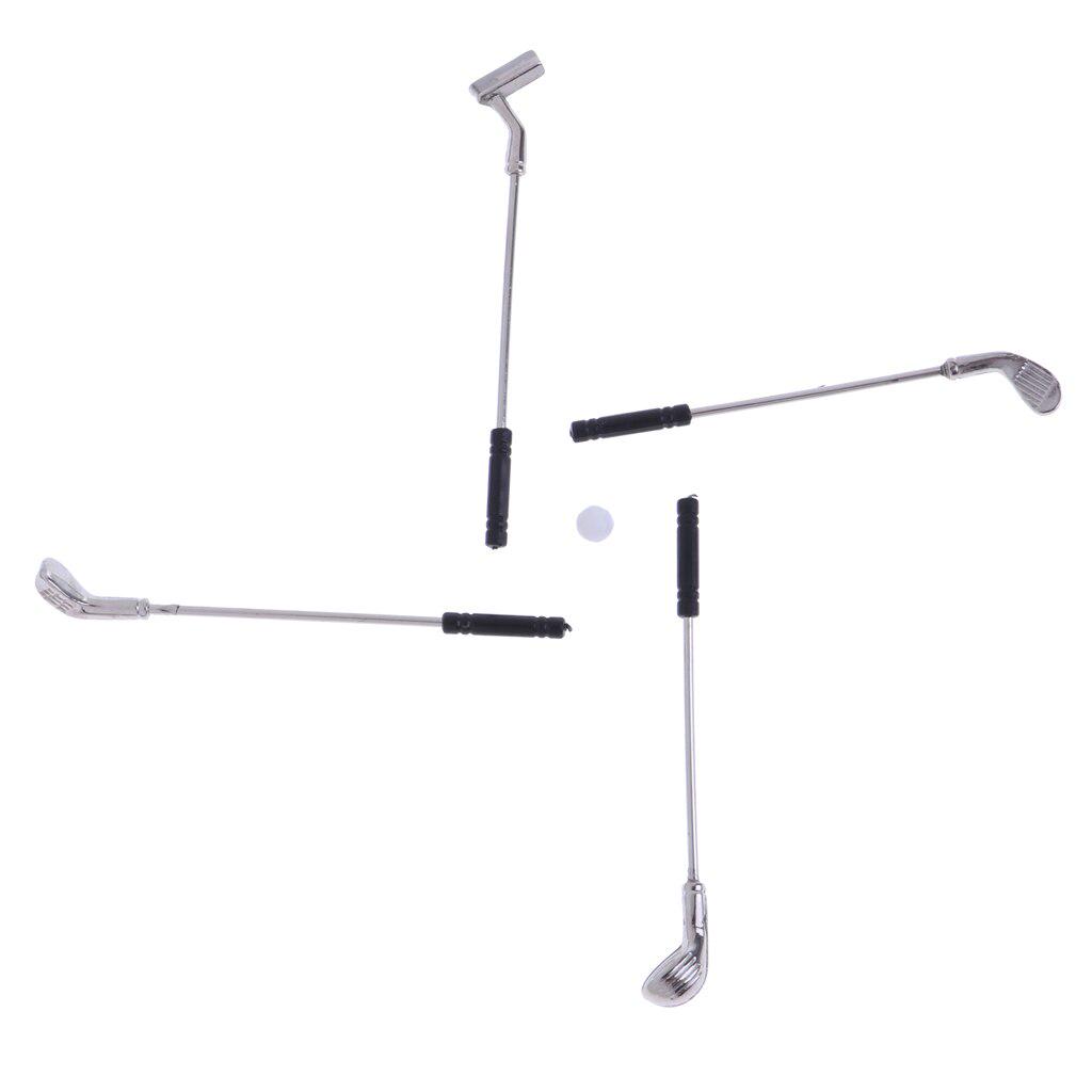 5 шт./набор клюшек для гольфа для кукольного домика с 1 мячом, аксессуар для куклы, миниатюрные аксессуары 6,5 см, новейшая распродажа, детская игрушка