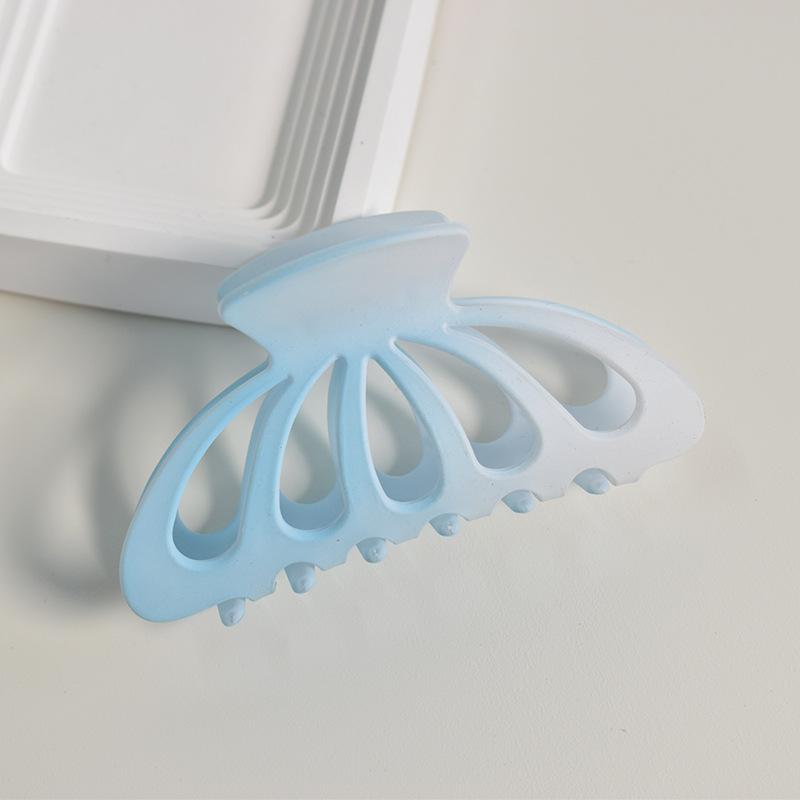 Gradient grip clip Simple shark clip hair clip back head girly pumpkin clip hair clip