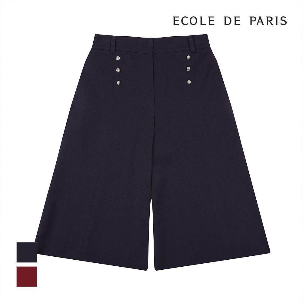 ECOLEDEPARIS Double-Button Wide Pants_Cb0Xwpa025Z