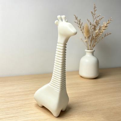 3D-печатная фигурка жирафа, маленькая фигурка жирафа с качающейся головой, настольное украшение для снятия стресса, декор для дома и офиса.