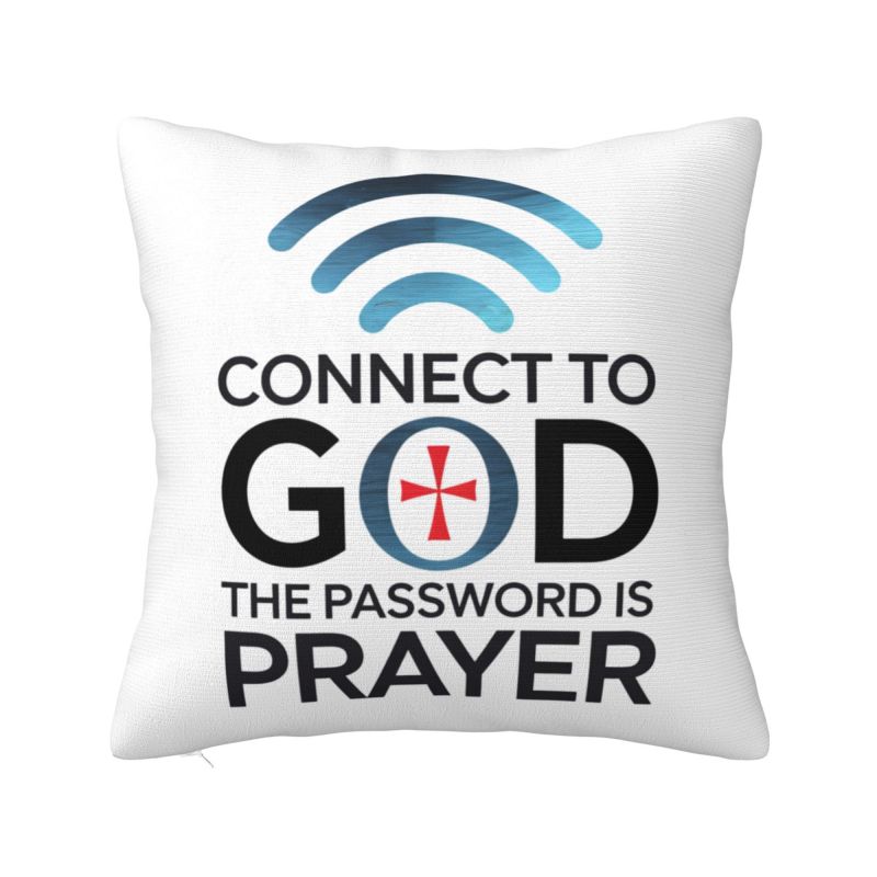 Power In The Name Of Jesus Throw Pillow Case Bedroom Decoration Christian Faith Cushions Cover For Sofa Polyester Pillowcase