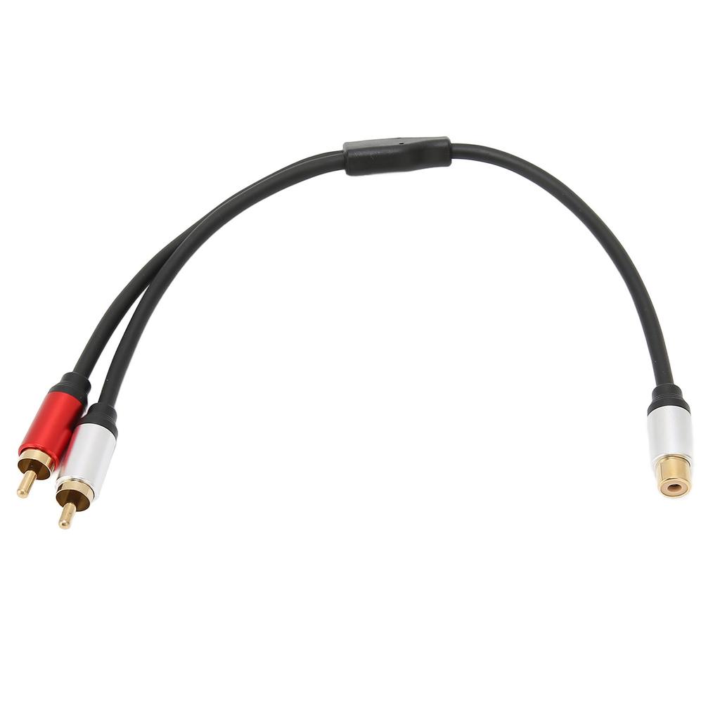 1RCA Female to 2RCA Male Cable 1 Female to 2 Male Y Splitter Удлинительный шнур для ТВ-сабвуфера