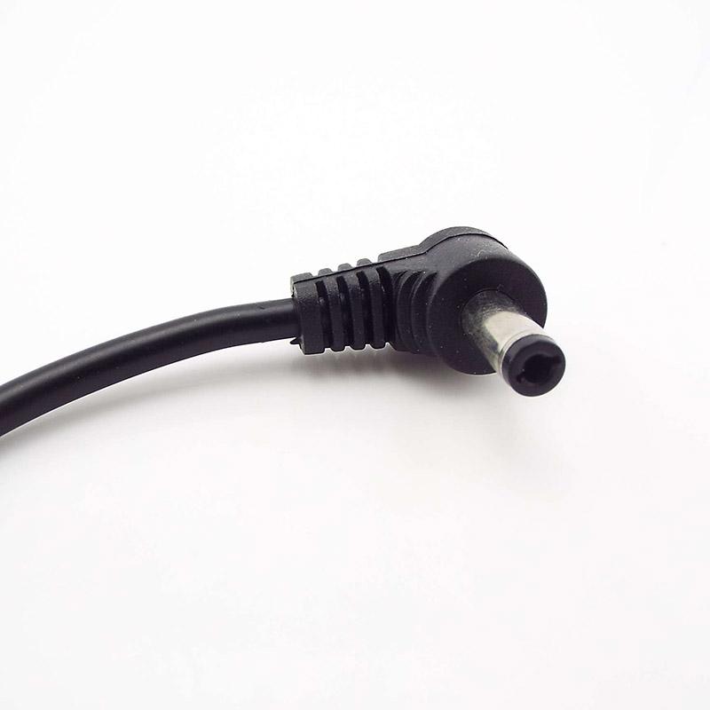 Кабель постоянного тока 5,5 x 2,5 мм «папа» — «мама» 5,5 x 2,1 мм, угловой адаптер 5,5 * 2,5 мм, кабель для зарядки под прямым углом 90 градусов